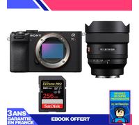 Boitier Sony A7CR Noir + FE 14mm f/1.8 GM + 1 SanDisk 256GB Extreme PRO UHS-II SDXC 300 MB/s + Ebook 'Devenez Un Super Photographe