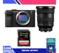 Boitier Sony A7CR Noir + FE 16-35mm f/2.8 GM II + 1 SanDisk 32GB Extreme PRO UHS-II SDXC 300 MB/s + Ebook 'Devenez Un Super Photographe