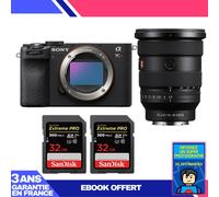 Boitier Sony A7CR Noir + FE 16-35mm f/2.8 GM II + 2 SanDisk 32GB Extreme PRO UHS-II SDXC 300 MB/s + Ebook 'Devenez Un Super Photographe
