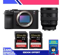 Boitier Sony A7CR Noir + FE 20-70mm f/4 G + 2 SanDisk 256GB Extreme PRO UHS-II SDXC 300 MB/s + Ebook 'Devenez Un Super Photographe
