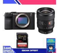 Boitier Sony A7CR Noir + FE 24mm f/1.4 GM + 1 SanDisk 64GB Extreme PRO UHS-II SDXC 300 MB/s + Ebook 'Devenez Un Super Photographe