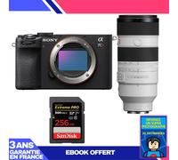 Boitier Sony A7CR Noir + FE 70-200mm f/2.8 GM OSS II + 1 SanDisk 256GB Extreme PRO UHS-II SDXC 300 MB/s + Ebook 'Devenez Un Super Photographe
