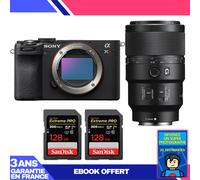 Boitier Sony A7CR Noir + FE 90mm f/2.8 Macro G OSS + 2 SanDisk 128GB Extreme PRO UHS-II SDXC 300 MB/s + Ebook 'Devenez Un Super Photographe