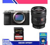 Boitier Sony A7CR Silver + FE 24mm f/1.4 GM + 1 SanDisk 256GB Extreme PRO UHS-II SDXC 300 MB/s + Ebook 'Devenez Un Super Photographe