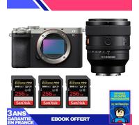 Boitier Sony A7CR Silver + FE 50mm f/1.4 GM + 3 SanDisk 256GB Extreme PRO UHS-II SDXC 300 MB/s + Ebook 'Devenez Un Super Photographe