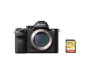 Boîtier SONY A7R II + carte SD SanDisk Extreme 64 Go