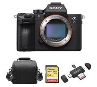 Boîtier SONY A7R III + Carte SD 64 Go + Sac pour appareil photo + Lecteur de cartes mémoire