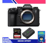 Boitier Sony A9 III + 1 SanDisk 128GB Extreme PRO UHS-II SDXC 300 MB/s + 1 Sony NP-FZ100 + Ebook 'Devenez Un Super Photographe