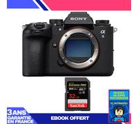 Boitier Sony A9 III + 1 SanDisk 32GB Extreme PRO UHS-II SDXC 300 MB/s + Ebook 'Devenez Un Super Photographe