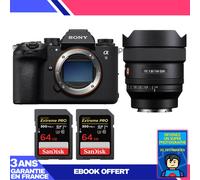 Boitier Sony A9 III + FE 14mm f/1.8 GM + 2 SanDisk 64GB Extreme PRO UHS-II SDXC 300 MB/s + Ebook 'Devenez Un Super Photographe
