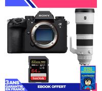Boitier Sony A9 III + FE 200-600mm f/5.6-6.3 G OSS + 1 SanDisk 64GB Extreme PRO UHS-II SDXC 300 MB/s + Ebook 'Devenez Un Super Photographe