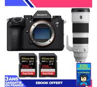 Boitier Sony A9 III + FE 200-600mm f/5.6-6.3 G OSS + 2 SanDisk 256GB Extreme PRO UHS-II SDXC 300 MB/s + Ebook 'Devenez Un Super Photographe