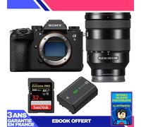 Boitier Sony A9 III + FE 24-105mm f/4 G OSS + 1 SanDisk 32GB Extreme PRO UHS-II SDXC 300 MB/s + 1 Sony NP-FZ100 + Ebook 'Devenez Un Super Photographe