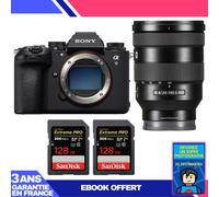 Boitier Sony A9 III + FE 24-105mm f/4 G OSS + 2 SanDisk 128GB Extreme PRO UHS-II SDXC 300 MB/s + Ebook 'Devenez Un Super Photographe