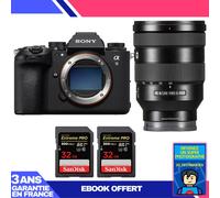 Boitier Sony A9 III + FE 24-105mm f/4 G OSS + 2 SanDisk 32GB Extreme PRO UHS-II SDXC 300 MB/s + Ebook 'Devenez Un Super Photographe
