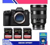 Boitier Sony A9 III + FE 24-105mm f/4 G OSS + 3 SanDisk 128GB Extreme PRO UHS-II SDXC 300 MB/s + Ebook 'Devenez Un Super Photographe