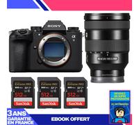 Boitier Sony A9 III + FE 24-105mm f/4 G OSS + 3 SanDisk 512GB Extreme PRO UHS-II SDXC 300 MB/s + Ebook 'Devenez Un Super Photographe