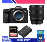 Boitier Sony A9 III + FE 24-50mm f/2.8 G + 1 SanDisk 64GB Extreme PRO UHS-II SDXC 300 MB/s + 1 Sony NP-FZ100 + Ebook 'Devenez Un Super Photographe