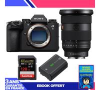 Boitier Sony A9 III + FE 24-70mm f/2.8 GM II + 1 SanDisk 128GB Extreme PRO UHS-II SDXC 300 MB/s + 1 Sony NP-FZ100 + Ebook 'Devenez Un Super Photographe