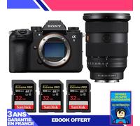 Boitier Sony A9 III + FE 24-70mm f/2.8 GM II + 3 SanDisk 32GB Extreme PRO UHS-II SDXC 300 MB/s + Ebook 'Devenez Un Super Photographe