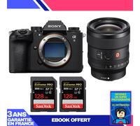 Boitier Sony A9 III + FE 24mm f/1.4 GM + 2 SanDisk 128GB Extreme PRO UHS-II SDXC 300 MB/s + Ebook 'Devenez Un Super Photographe