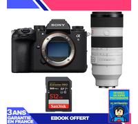 Boitier Sony A9 III + FE 70-200mm f/2.8 GM OSS II + 1 SanDisk 512GB Extreme PRO UHS-II SDXC 300 MB/s + Ebook 'Devenez Un Super Photographe