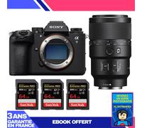Boitier Sony A9 III + FE 90mm f/2.8 Macro G OSS + 3 SanDisk 64GB Extreme PRO UHS-II SDXC 300 MB/s + Ebook 'Devenez Un Super Photographe