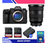 Boitier Sony alpha 1 II + FE 16-35mm f/2.8 GM II + 2 SanDisk 64GB Extreme PRO UHS-II SDXC + 2 Sony NP-FZ100 + Ebook 'Devenez Un Super Photographe