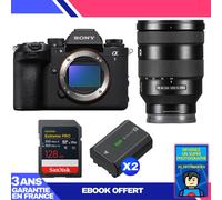Boitier Sony alpha 1 II + FE 24-105mm f/4 G OSS + 1 SanDisk 128GB Extreme PRO UHS-II SDXC + 2 Sony NP-FZ100 + Ebook 'Devenez Un Super Photographe