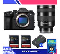 Boitier Sony alpha 1 II + FE 24-105mm f/4 G OSS + 2 SanDisk 512GB Extreme PRO UHS-II SDXC + 2 Sony NP-FZ100 + Ebook 'Devenez Un Super Photographe
