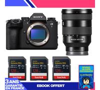 Boitier Sony alpha 1 II + FE 24-105mm f/4 G OSS + 3 SanDisk 128GB Extreme PRO UHS-II SDXC + Ebook 'Devenez Un Super Photographe