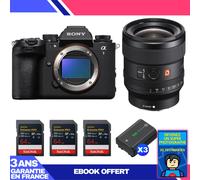 Boitier Sony alpha 1 II + FE 24mm f/1.4 GM + 3 SanDisk 64GB Extreme PRO UHS-II SDXC + 3 Sony NP-FZ100 + Ebook 'Devenez Un Super Photographe