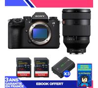Boitier Sony alpha 1 II + FE 28-70mm f/2 GM + 2 SanDisk 256GB Extreme PRO UHS-II SDXC + 3 Sony NP-FZ100 + Ebook 'Devenez Un Super Photographe