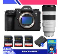 Boitier Sony alpha 1 II + FE 70-200mm f/2.8 GM OSS II + 3 SanDisk 256GB Extreme PRO UHS-II SDXC + 2 Sony NP-FZ100 + Ebook 'Devenez Un Super Photographe
