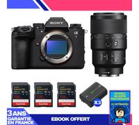 Boitier Sony alpha 1 II + FE 90mm f/2.8 Macro G OSS + 3 SanDisk 128GB Extreme PRO UHS-II SDXC + 3 Sony NP-FZ100 + Ebook 'Devenez Un Super Photographe
