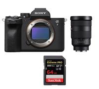 Boîtier Sony Alpha A7 Mark IV + FE 24-70 mm f2.8 GM + SanDisk 64 Go Extreme Pro SDXC UHS-II 300 Mo/s