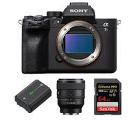 Boîtier Sony Alpha A7S III + FE 50mm f1.4 GM + batterie Sony NP-FZ100 + SanDisk 64 Go Extreme Pro SDXC UHS-II U3 V90 300 Mo/s