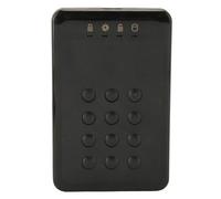 Boîtier SSD, 2,5 Pouces USB3.0 Matériel d'accès par Mot de Passe Boîtier de Disque Dur crypté crypté Disque Dur Externe crypté Boîtier de Disque Dur Externe