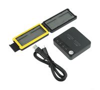 Boîtier SSD externe à double baie pour disques M.2 Gen3 x4 avec clonage en temps réel et refroidissement actif passif Plus