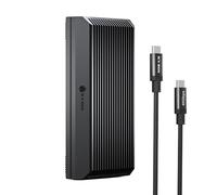 Boîtier SSD M.2 NVMe 40 Gbit/s, boîtier ICY BOX M.2 prend en charge SSD M/B + M taille de clé 2280/2260/2242/2230, compatible avec Thunderbolt 4/3/USB4/3.2/3.1, boîtier Thunderbolt 4 en aluminium sans