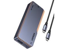 Boîtier SSD M.2 NVMe à refroidissement actif avec USB 4.0 40 Gbit/s - Gris