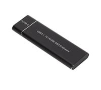 Boîtier SSD M.2 NVME Avec Boîtier en Aluminium, Vitesse de Transfert de 6 Gbit/S, USB 3.1 Vers NVME PCIE SSD, Bonne Dissipation Thermique Durable Adaptée AUX SSD de Taille 2230, 2242, 2260, 2280