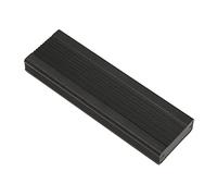 Boîtier SSD M.2 NVME, Indicateur LED Boîtier SSD SATA à Double Protocole Conception Mince 10 Gbps pour 2280 Mm (Noir avec câble C)