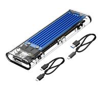 Boîtier SSD M2 NVME - ORICO - Adaptateur USB 3.1 Gen 2 - Compatible M-Key 2230 à 2280 - 2 To - Noir