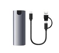 Boîtier SSD NVME vers USB 3.1 en alliage d'aluminium compatible M-Key B-Key B + M Key pour 2230/2242/2260/2280