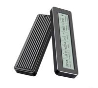 Boîtier SSD USB 3.2 M.2 NVMe avec affichage continu de l'état et boîtier en aluminium thermiquement conçu pour l'intégrité des données à haute vitesse (C-C-A + sac)