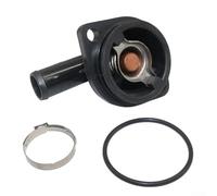 Boîtier Thermostat Moteur 62°C Pour Mercury 8M0174561 | Kit complet thermostat et logement, couleur noire, conception pour robuste, remplacement factory spec, étanche