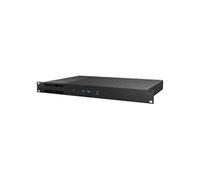 Akasa Galileo TU3 Plus, 1U Boîtier Fin Mini-ITX sans Ventilateur pour Intel® LGA1700/1200/115X, Prend en Charge Les Baies HDD/SSD de 2,5", USB 3.2, USB 2.0 et PCI-E à Profil Bas, 35 W TDP, 5,8 L