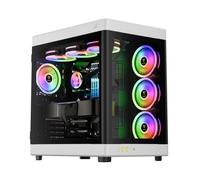 Boitier Tour E-ATX - Gamdias - Neso P1 - Noir/Blanc - Panneaux vitrés - 180 mm alimentation