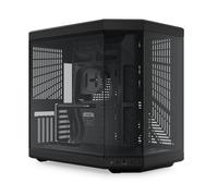 Hyte Boîtier Y70 – E-ATX/ATX/M-ATX/M-ITX, fenêtre, 4 emplacements graphiques verticaux – Noir